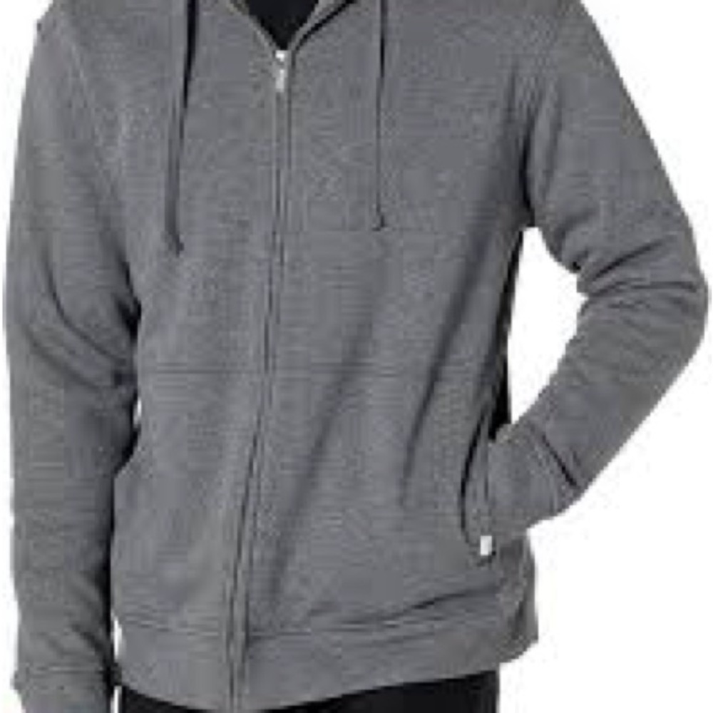 UGG Men's Charcoal Zip-Up Sweater
